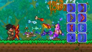 Terraria, But EVERY Bow Attacks At The Same Time...