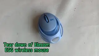 teardown and clean of Elecon EGG wireless mouse