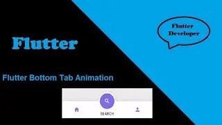 Flutter  Bottom Tab Bar Animation Demo || Amazevalley