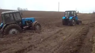 МТЗ 122B застрял
