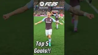 FC25 INSANE Top 5 Goals of the day!🔥#fifa #easportsfifa #fc25 #eafc25