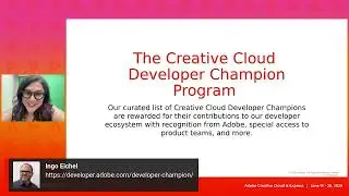 Introducing the Creative Cloud Developer Champion Program