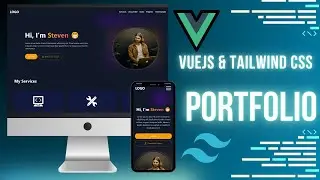 How To Make A Portfolio Website Using Vue JS 3  , Vite , Tailwind CSS