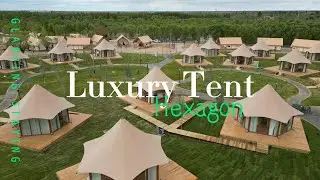 Fancy Glamping Tents | Luxury Tent - Hexagon