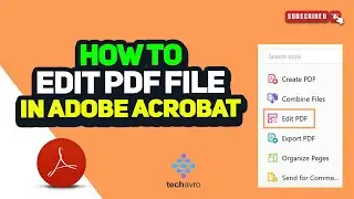 How to edit pdf file in adobe acrobat 2025