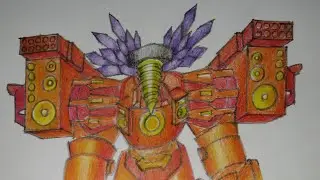 How to draw Titan drillman Super upgraded วาดดินสอง่ายๆ