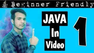 Java Tutorial in Hindi | Learn Java in One video for Beginners [2021] | In Just 60 minutes