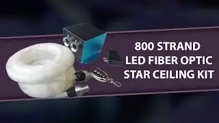 800 Strand LED Fiber Optic Star Ceiling Kit by WieDaMark.com