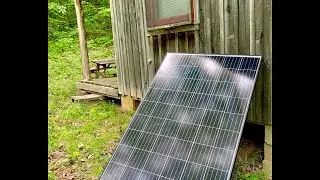 🔥OFF GRID SOLAR setup at my cabin 🌞😎 DIY SOLAR