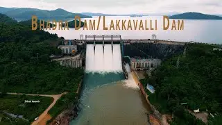 Bhadra Dam/ Lakkavalli Dam - All Gates Opened this morning