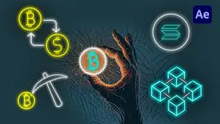 Cryptocurrency Icons After Effects template Free Download - Crypto Template