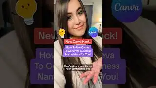 Canva Hack! How To Generate Business Name Ideas Using Canva! 💡#canvatutorial #canvahacks