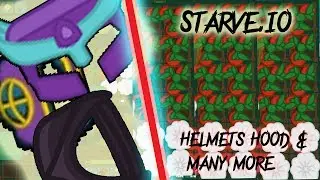 Starve.io Gear, Helmets, Hoods & Many More | GamePlay |