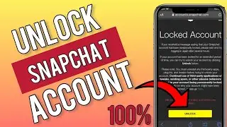 How to Unlock Snapchat Account-Permanently Locked Or Hacked 2022 | Unlock Snapchat Account