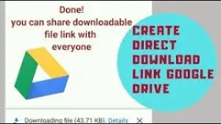 How to Make a Direct Download Link for Google Drive Files