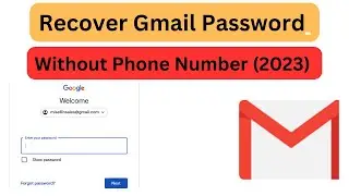 How to Recover Gmail Password Without Phone Number | How to Reset Your Gmail Password