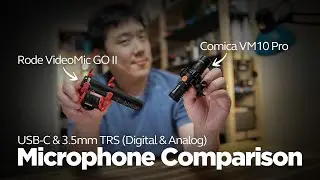 Comica VM10 Pro vs. Rode VideoMic GO II - USB-C & 3.5mm TRS Microphone Review & Comparison