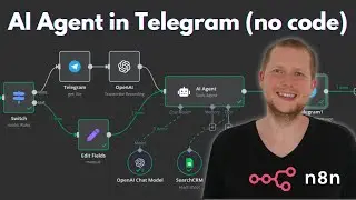 Build an AI Agent for Telegram with n8n (No-Code Tutorial)