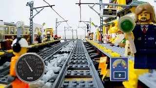 Lego high speed train - front camera FPV onboard camera NEW train 60197