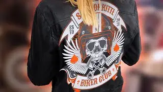 How To Easily Make A Skull Biker Jacket Design