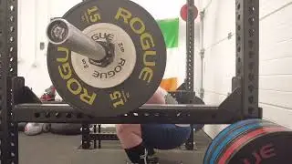 W10S1 Paused Squat 110kg / Comp bench press 123kg / Snatch grip deadlift 135kg