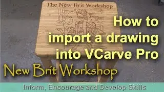 How to import a drawing into VCarve Pro