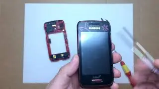 Как разобрать телефон Samsung GT-S5380 / How to disassemble the Samsung GT-S5380 phone