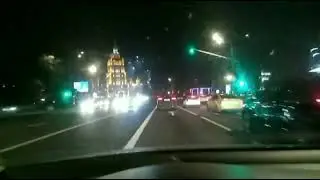 Мой экскурс на своём авто по ночной Москве...