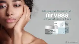 Dynamic Video Ad Showcasing Nirvasa Anti Aging Face Brightening Cream