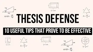 Thesis Defense || Preparing for a Successful Thesis Defense