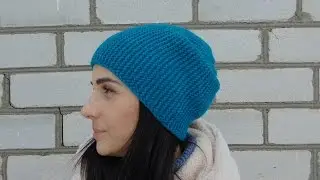 МК Как связать шапочку бини из 1 моточка ниток.