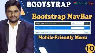 10. Bootstrap  Navbar | Bootstrap menu | Bootstrap Sticky menu | Bootstrap 5 Tutorial