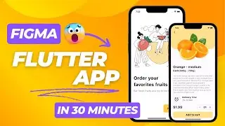 🚀📱 Convert Figma design to Flutter App in 30 min | Flutter Tutorial for Beginners 2024