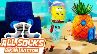 SpongeBob Battle for Bikini Bottom Rehydrated - All Sock Locations - Bikini Bottom