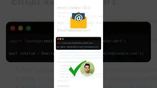 Email Validator in Flutter ✅️