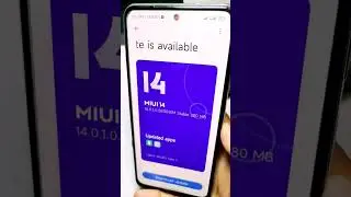 Redmi Note 10Pro/Max MIUI 14 Android 13 Update #short #shorts  #techmiui