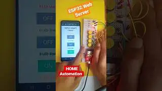 Home Automation with an ESP32 Web Server - Manual / Wireless