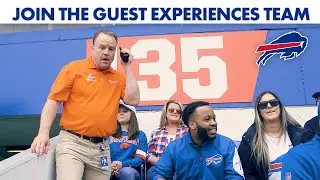 Join The Buffalo Bills Guest Experiences Team! | Steve Tasker Needs Your Help!