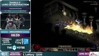 Diablo 2: Lord of Destruction by MrLlamaSC in 1:44:51 - SGDQ 2016 - Part 167