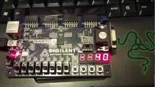 Two digit counter in verilog using seven segment