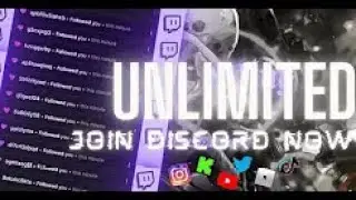 Free Unlimited Twitch Followers 2025 Discord server