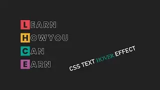 Ultimate Guide to HTML CSS Text Hover Animation Effects