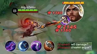 GLOBAL ARGUS BEST BUILD FOR DAMAGE HACK!! ARGUS VS KHALEED 2023