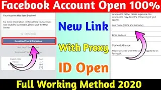 💥NEW LINK | 100% DISABLED FB ACCOUNT OPEN | FACEBOOK DOWNLOAD YOUR INFORMATION | PROBLEM SOLVED