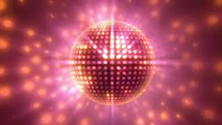 4K pink Disco Ball Free Background Loop Video footage || VJ Loops Free