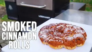 Smoked Cinnamon Rolls on the Pit Boss Pellet Grill! Amazing sweet treat!