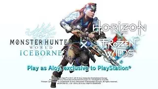 Monster Hunter World: Iceborne - Horizon Zero Dawn: The Frozen Wilds Collab Trailer