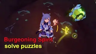 Burgeoning Spirit solve puzzles sorush can use her power in genshin impact