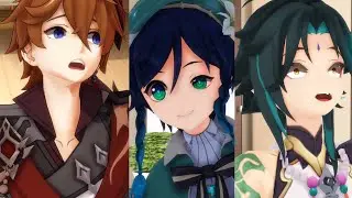 It's "A Yawn Is All It Takes..." But Counted! Ft. Xiao, Childe & Venti || Genshin Impact MMD