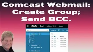 Comcast Webmail: Create Group; Send BCC.